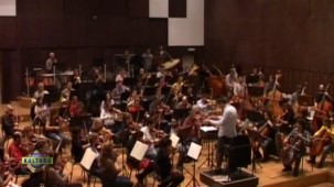 Proba orkestra Beogradske filharmonije uoči koncerta koji će biti održan u petak na Kolarcu